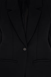 Bonded Crepe Hourglass Coat