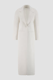 Bonded Crepe Hourglass Coat