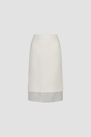 Bonded Crepe Pencil Skirt