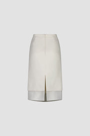 Bonded Crepe Pencil Skirt