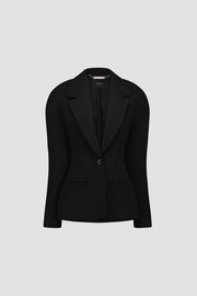Bonded Crepe Hourglass Blazer