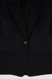 Bonded Crepe Hourglass Blazer