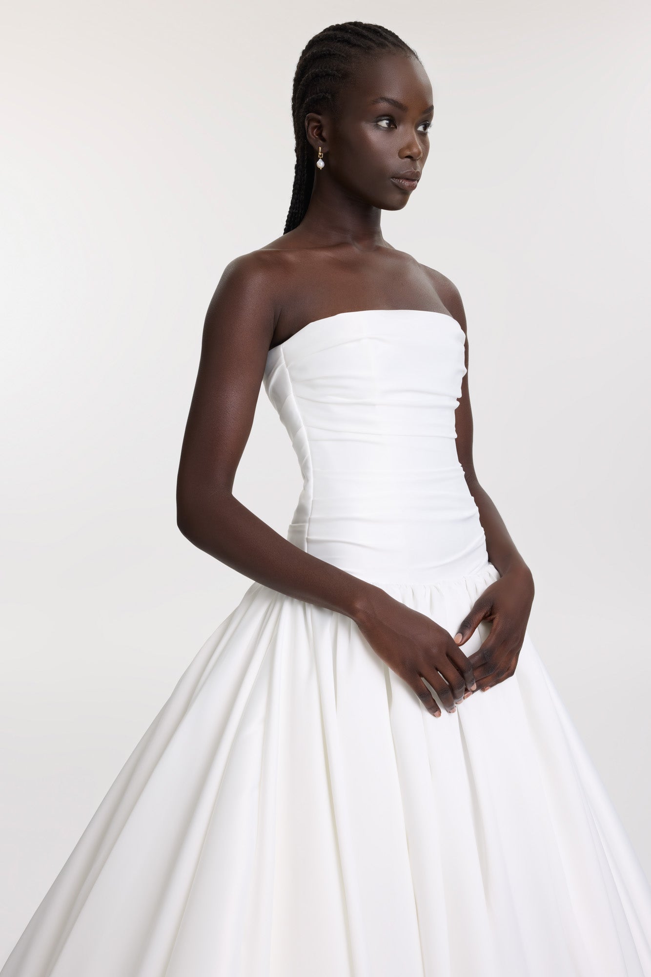 green emerald velvet dress KYHA Bride Emery Wedding Dress