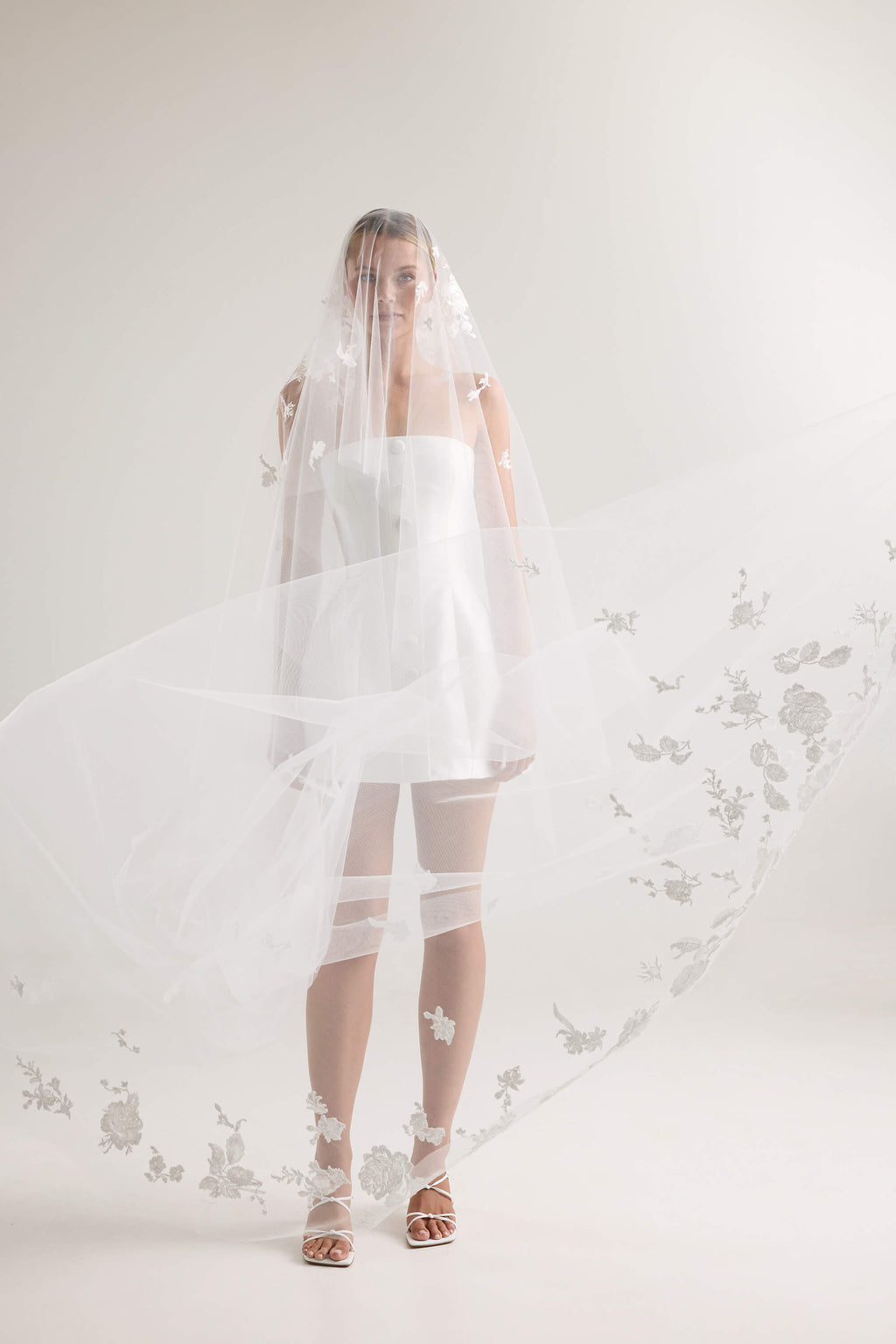 Kyha Hudson Floral Veil Hudson Floral Veil – KYHA-US main image 3