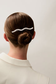 George Crystal Hair Barrette