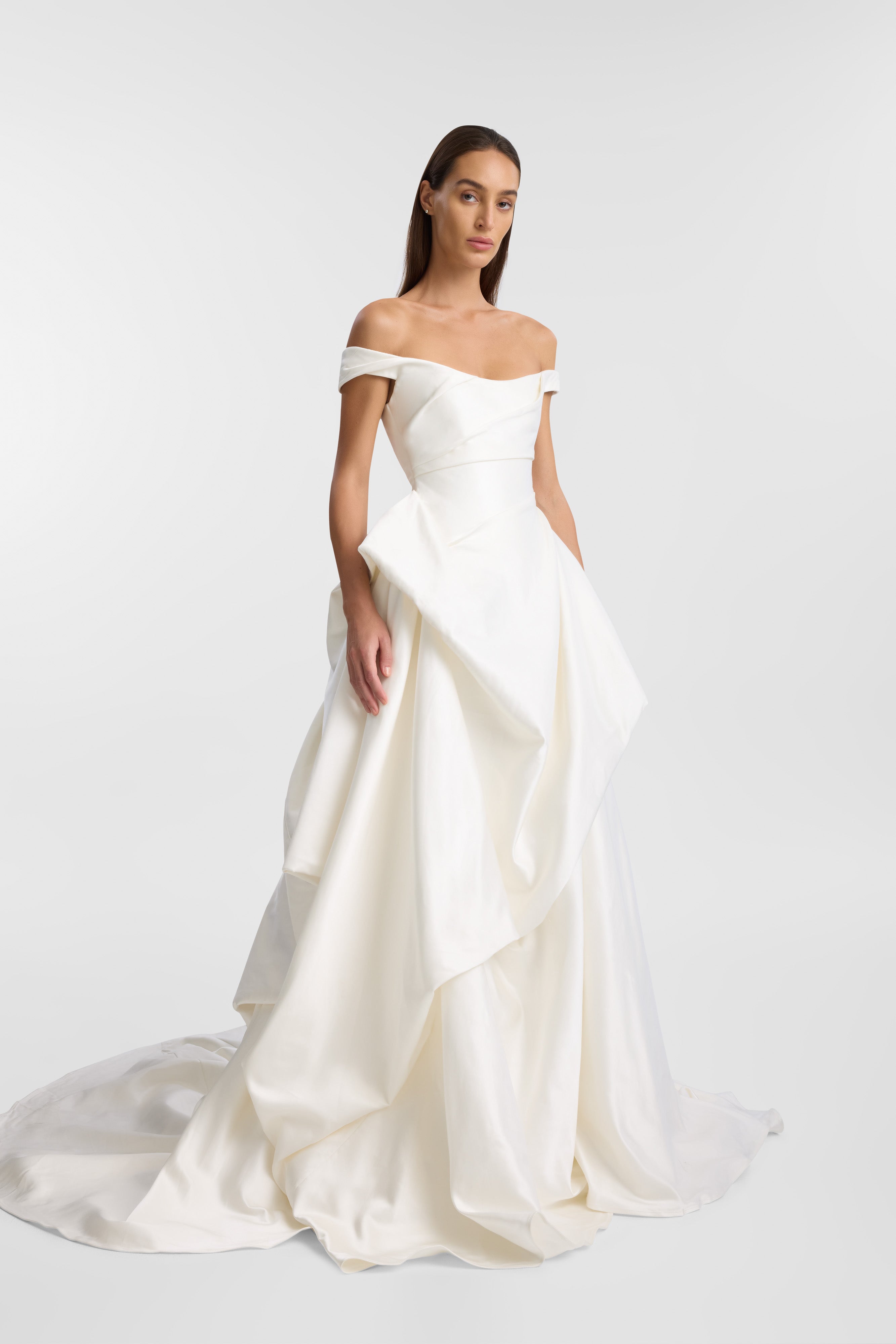 champagne quince dress Strapless Ruffled Quinceanera Dress by House of Wu 26845 6 / Champagne