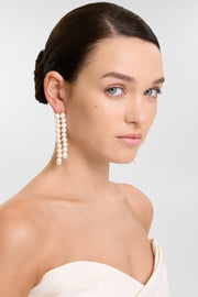 Bader Pearl Double Drop Earrings