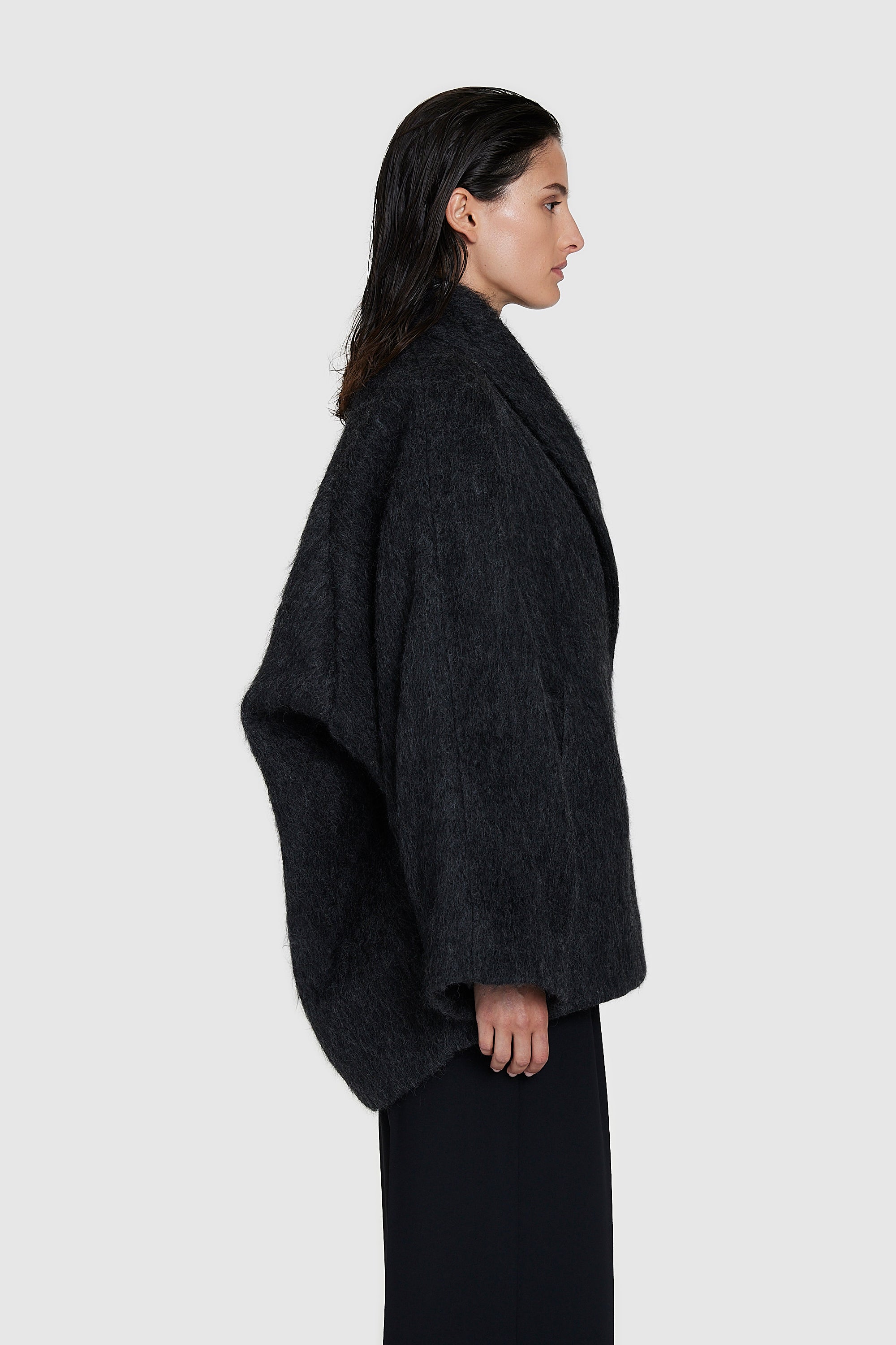 Mohair Cocoon Coat – KYHA Studios US