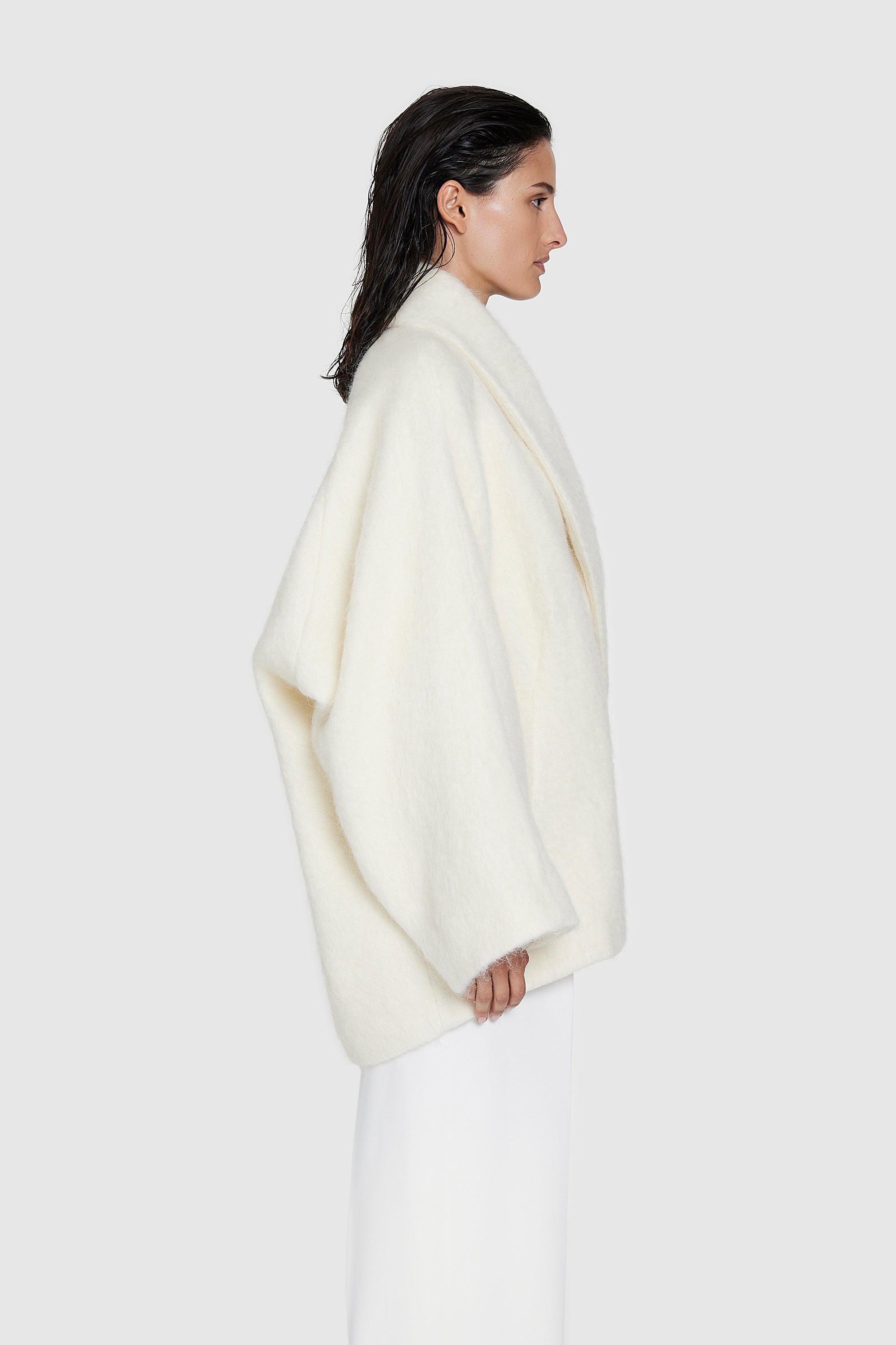 Mohair Cocoon Coat – KYHA Studios US