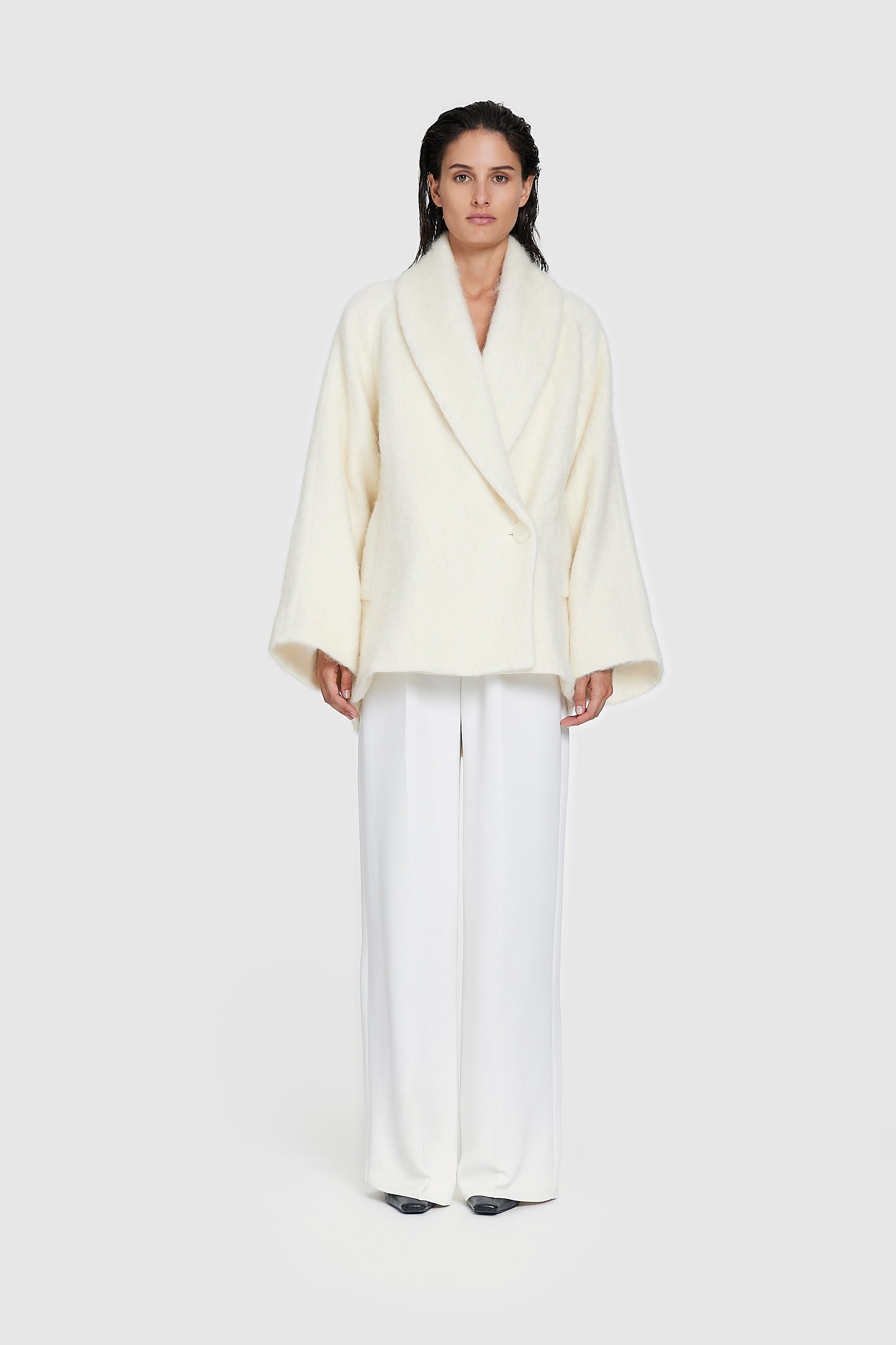 Mohair Cocoon Coat – KYHA Studios US