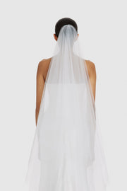 Sheath Veil - Bright Ivory