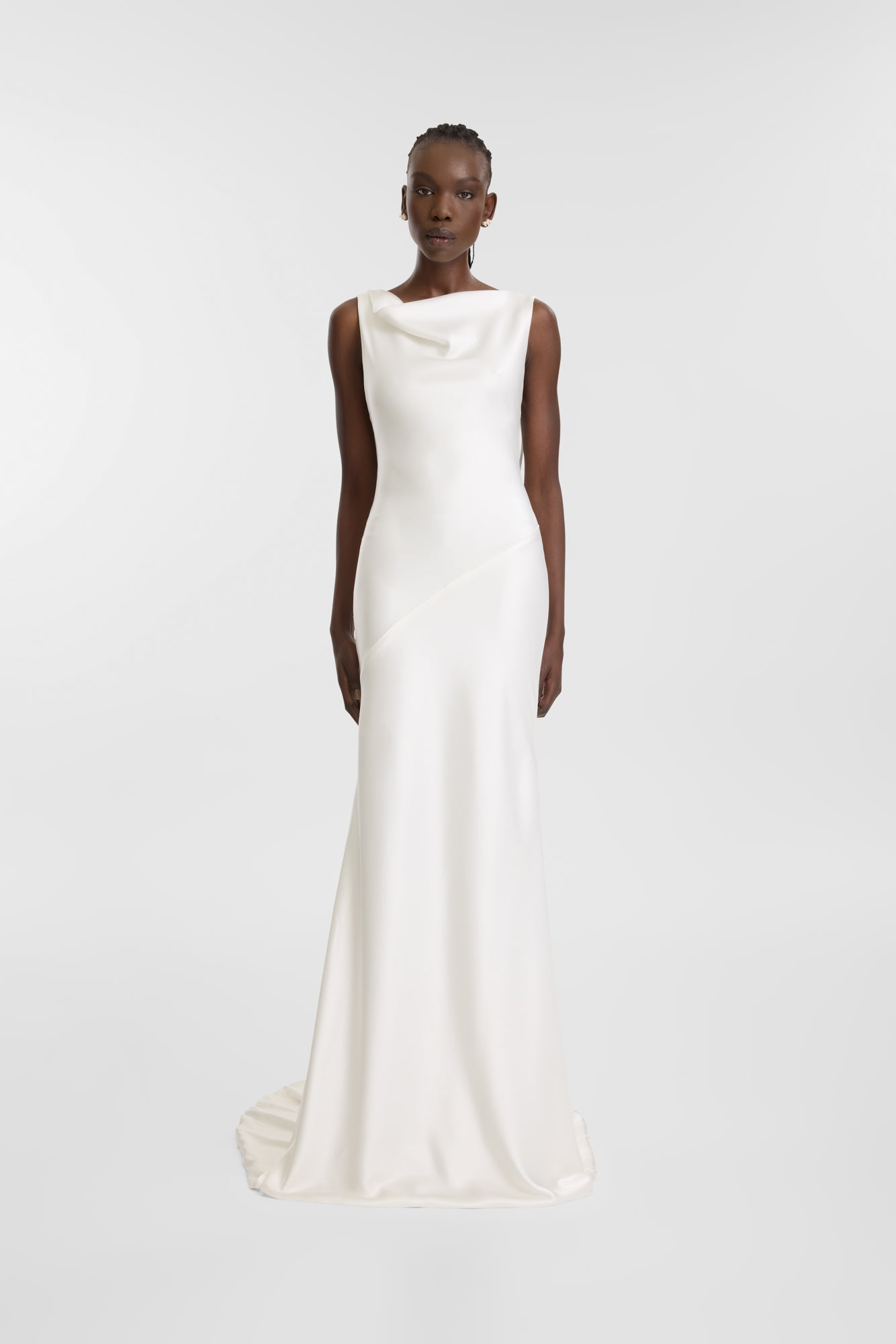 Mica Cowl Neck Satin Gown 7 Mica Cowl Neck Satin Gown 7