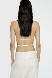 Silk Organza Halter Top