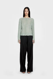 Collarless Beaded Jacket