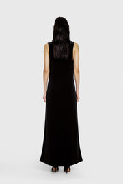 High Neck Maxi Dress