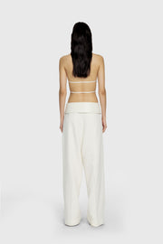 Silk Organza Halter Top