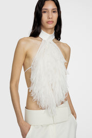 Silk Organza Halter Top