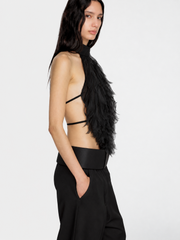 Silk Organza Halter Top