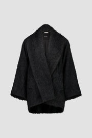 Mohair Cocoon Coat