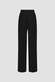 Pleated Crepe Trouser